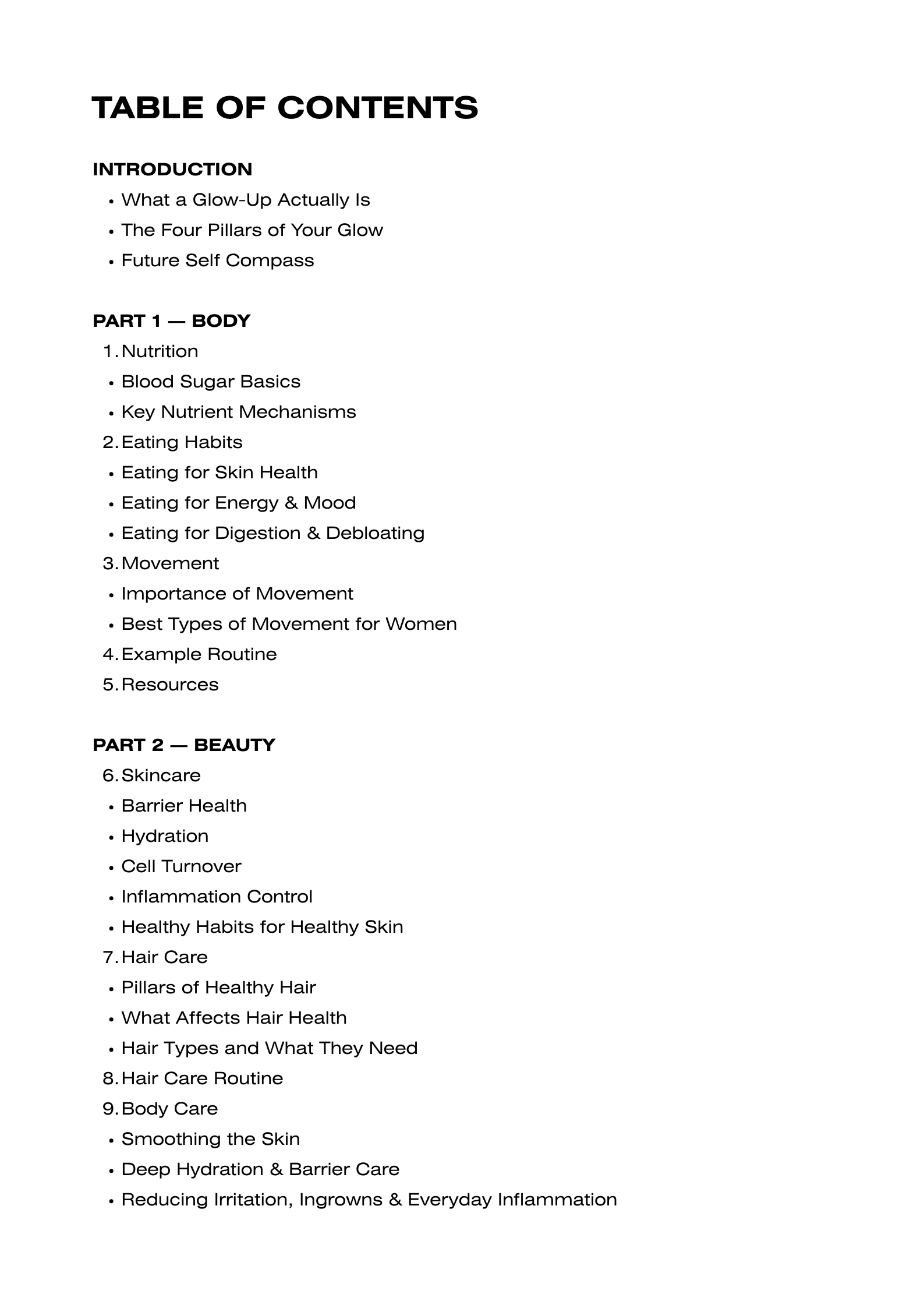 Glow Up Guide